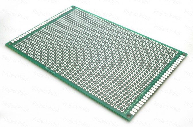High Quality FR-4 Double Side Dot Matrix PCB - 8x12cm (Min Order Quantity 1pc for this Product)
