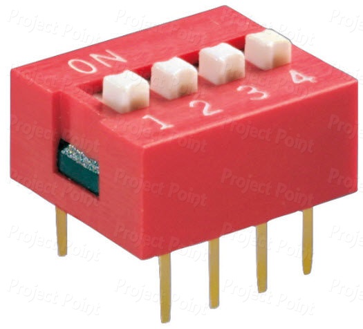 Dip Switch 4 Way (Min Order Quantity 1pc for this Product)