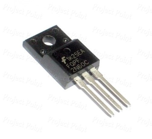 2N60 - Power MOSFET Transistor (Min Order Quantity 1pc for this Product)