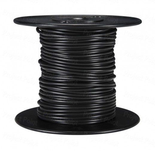 23-36 High Quality Flexible Wire - Black 1Mtr (Min Order Quantity 1mtr for this Product)