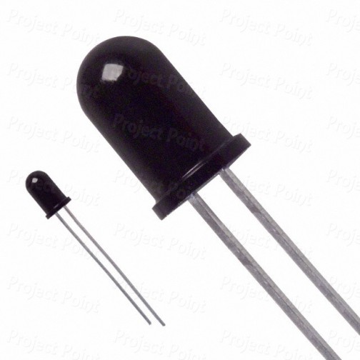 IR Infrared Receiving Diode 5mm LED (Min Order Quantity 1pc for this Product)