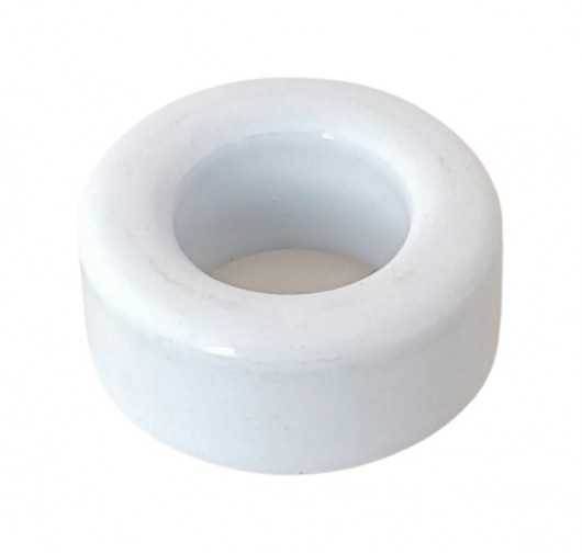 19mm Ferrite Ring Toroid Core - White (Min Order Quantity 1pc for this Product)