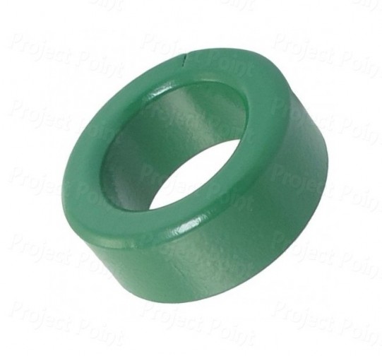 25mm Ferrite Ring Toroid Core - Green (Min Order Quantity 1pc for this Product)