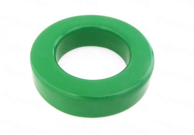 45mm Ferrite Ring Toroid Core - Green (Min Order Quantity 1pc for this Product)