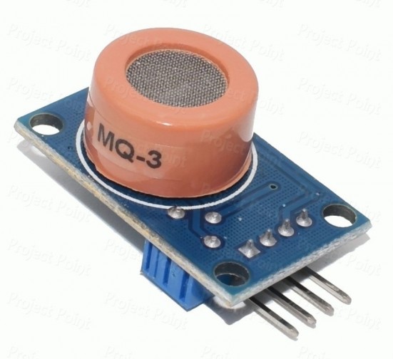 MQ-3 Gas Sensor Module for Alcohol and Ethanol (Min Order Quantity 1pc for this Product)