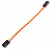 3-Pin Ribbon Cable Female to Female Jumper Wires - 18cms
