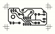 IR Infrared Obstacle Sensor PCB Print-out on Toner Paper