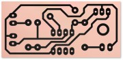 IR Infrared Obstacle Sensor PCB with Toner Transfer