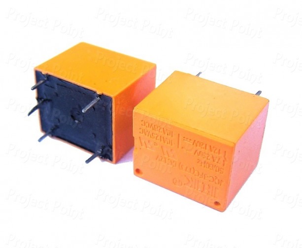 Relay 12V SPDT - 7A 250V AC PCB Type (Min Order Quantity 1pc for this Product)