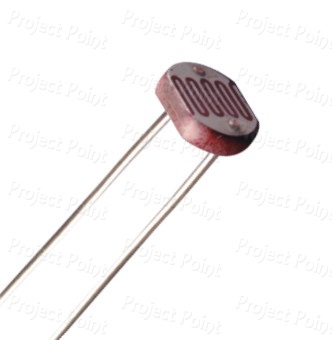 7mm LDR - Light Dependent Resistor (Min Order Quantity 1pc for this Product)