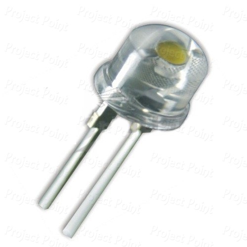 8mm 0.5W High Power Warm White LED (Min Order Quantity 1pc for this Product)