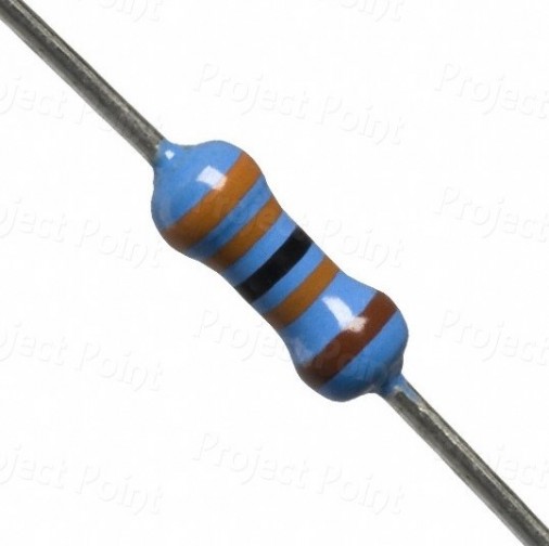 330K Ohm 0.25W Metal Film Resistor 1% - High Quality (Min Order Quantity 1pc for this Product)