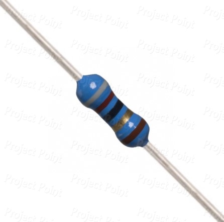 82 Ohm 0.25W Metal Film Resistor 1% - Low Quality (Min Order Quantity 1pc for this Product)