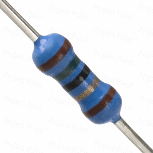 15 Ohm 0.25W Metal Film Resistor 1% - Low Quality (Min Order Quantity 1pc for this Product)