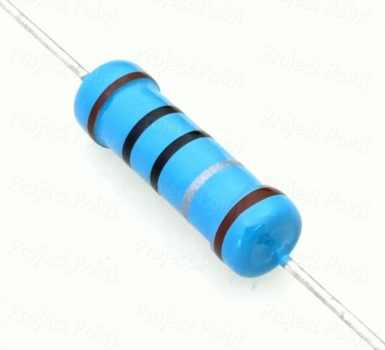 1 Ohm 2W Metal Film Resistor 1% - Medium Quality (Min Order Quantity 1pc for this Product)