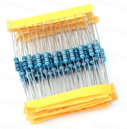 120 Ohm Metal Film Resistor 0.5W - 5% (Min Order Quantity 1pc for this Product)