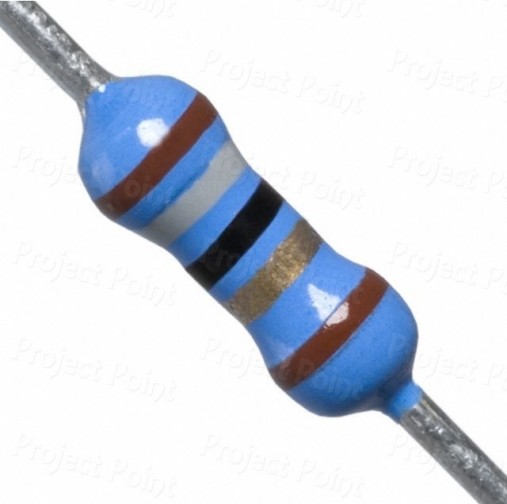 18 Ohm 0.25W Metal Film Resistor 1% - High Quality (Min Order Quantity 1pc for this Product)