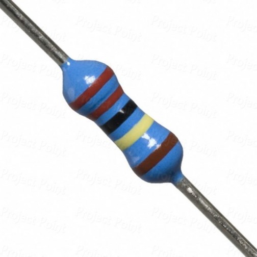 2.2M Ohm 0.25W Metal Film Resistor 1% - High Quality (Min Order Quantity 1pc for this Product)