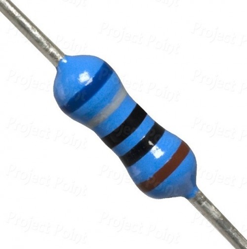 680 Ohm 0.25W Metal Film Resistor 1% - Low Quality (Min Order Quantity 1pc for this Product)