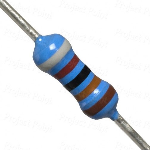 820K Ohm 0.25W Metal Film Resistor 1% - High Quality (Min Order Quantity 1pc for this Product)