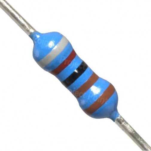 8.2K Ohm 0.25W Metal Film Resistor 1% - Low Quality (Min Order Quantity 1pc for this Product)