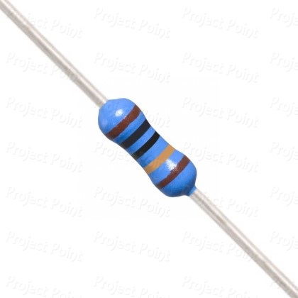 100K Ohm 0.25W Metal Film Resistor 1% - Low Quality (Min Order Quantity 1pc for this Product)
