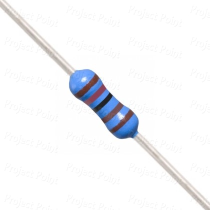 1.2K Ohm 0.25W Metal Film Resistor 1% - Low Quality (Min Order Quantity 1pc for this Product)