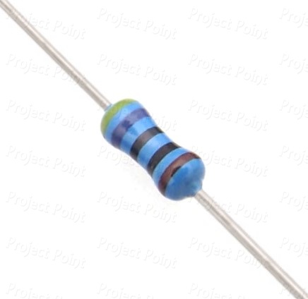 470 Ohm 0.25W Metal Film Resistor 1% - Low Quality (Min Order Quantity 1pc for this Product)