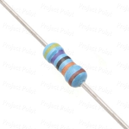 470K Ohm 0.25W Metal Film Resistor 1% - Low Quality (Min Order Quantity 1pc for this Product)