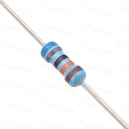 680K Ohm 0.25W Metal Film Resistor 1% - High Quality (Min Order Quantity 1pc for this Product)
