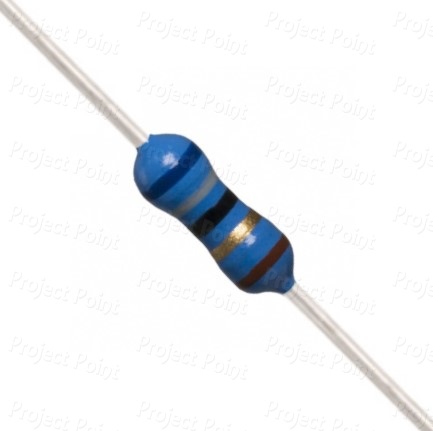 68 Ohm 0.25W Metal Film Resistor 1% - Low Quality (Min Order Quantity 1pc for this Product)