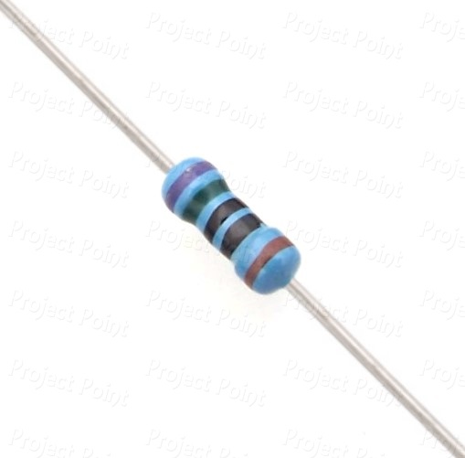 750 Ohm 0.25W Metal Film Resistor 1% - High Quality (Min Order Quantity 1pc for this Product)