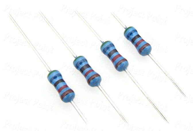56K Ohm 0.25W Metal Film Resistor 1% - Low Quality (Min Order Quantity 1pc for this Product)