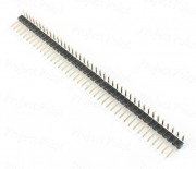 40 Pin Male Single Row Right Angle Pin Header - Berg Strip