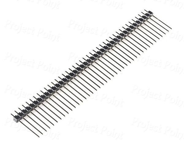 40-Pin 20mm Straight Male Header Single Row - Best Quality (Min Order Quantity 1pc for this Product)