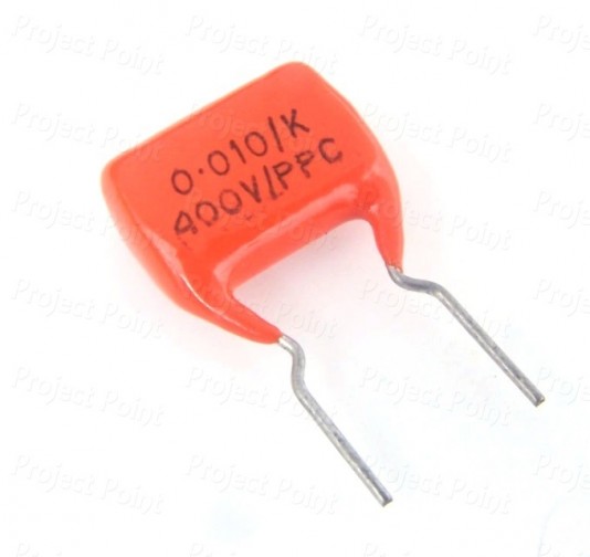 0.01uF - 10nF 400V Non-Polar Polyester Film Capacitor - Philips (Min Order Quantity 1pc for this Product)