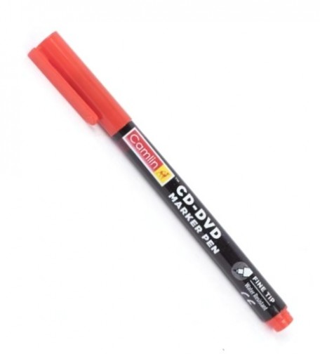 Permanent PCB Marker - Camlin CD DVD Marker Pen - Fine Tip Red (Min Order Quantity 1pc for this Product)