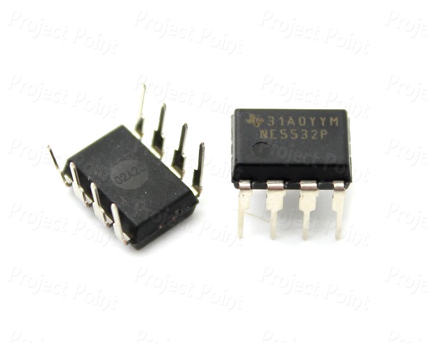 NE5532 - Dual Low Noise OpAmp (Min Order Quantity 1pc for this Product)