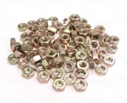 3/16" BSW High Quality Nut - Golden Plated