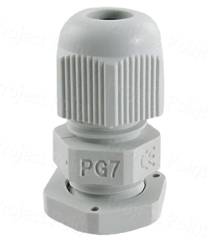 PVC Cable Gland PG 7 - Medium Quality (Min Order Quantity 1pc for this Product)