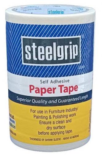 18mm High Performance Crepe Paper Masking Tape - Steelgrip (Min Order Quantity 1pc for this Product)