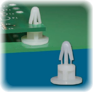 6mm Plastic PCB Spacer Support - Snap Fit (Min Order Quantity 1pc for this Product)