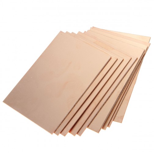 Copper Clad Single Sided Blank PCB - 2x3 inch - 1.3mm (Min Order Quantity 1pc for this Product)