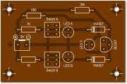 NAND Gate Using Diodes - PCB