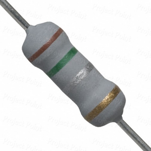 0.15 Ohm 1W Flameproof Metal Oxide Resistor - High Quality (Min Order Quantity 1pc for this Product)