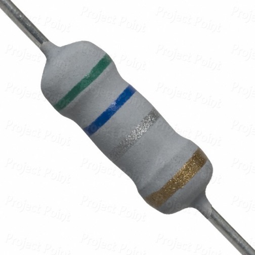 0.56 Ohm 1W Flameproof Metal Oxide Resistor - Medium Quality (Min Order Quantity 1pc for this Product)