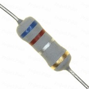 0.62 Ohm 1W Flameproof Metal Oxide Resistor - Medium Quality