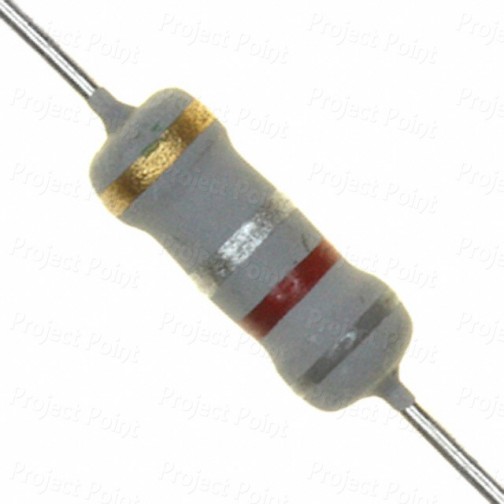 0.82 Ohm 1W Flameproof Metal Oxide Resistor - Medium Quality (Min Order Quantity 1pc for this Product)