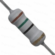 15 Ohm 1W Flameproof Metal Oxide Resistor - Medium Quality