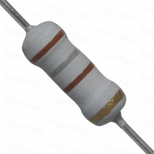 180 Ohm 1W Flameproof Metal Oxide Resistor - Medium Quality (Min Order Quantity 1pc for this Product)